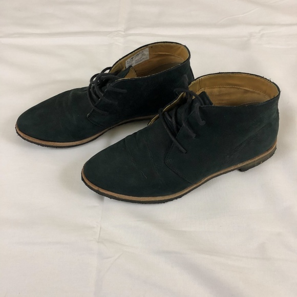 Clarks Shoes - Clarks Black Suede Dessert Ankle Boots